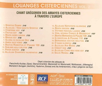 CD "Louanges cisterciennes"