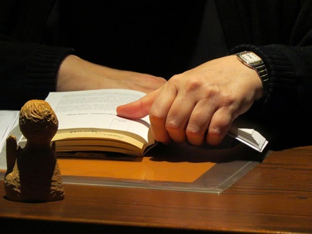 lecture de carême au scriptorium